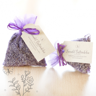 Lavendel-Duftsäckchen | Groß oder Klein